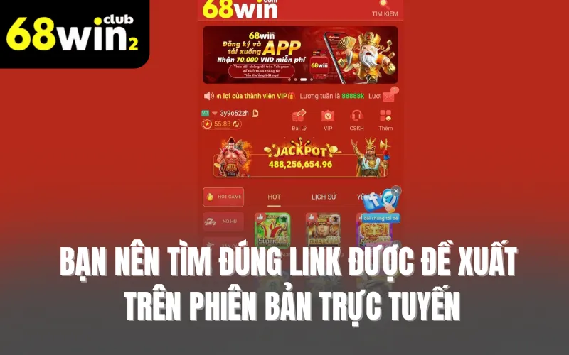Bạn nên tìm đúng link được đề xuất trên phiên bản trực tuyến